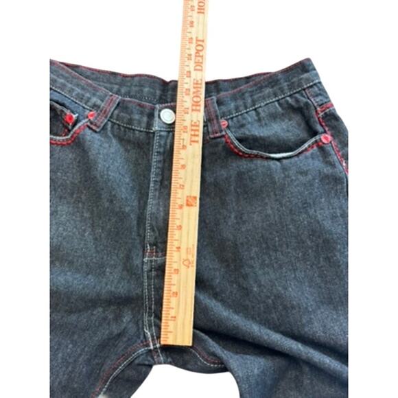 "COOGI" VTG Retro Jeans SZ M Y2K Vintage Denim Skater core Distressed Fashion - Picture 5 of 16